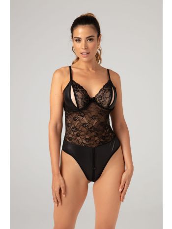 Christine - Wetlook Bodysuit Vesper